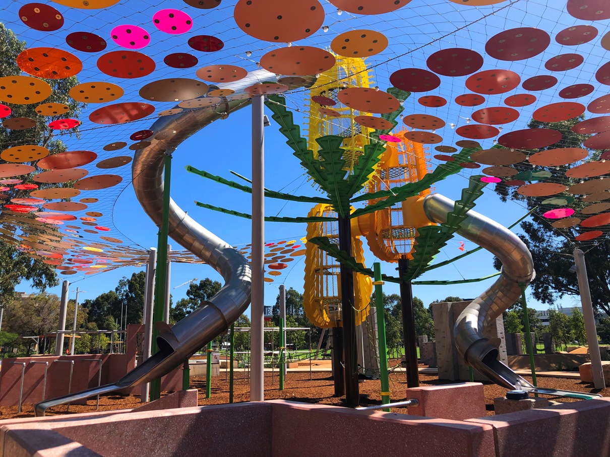 Family playtime in the city just got serious with Perth city's biggest and best playground at Wellington Square