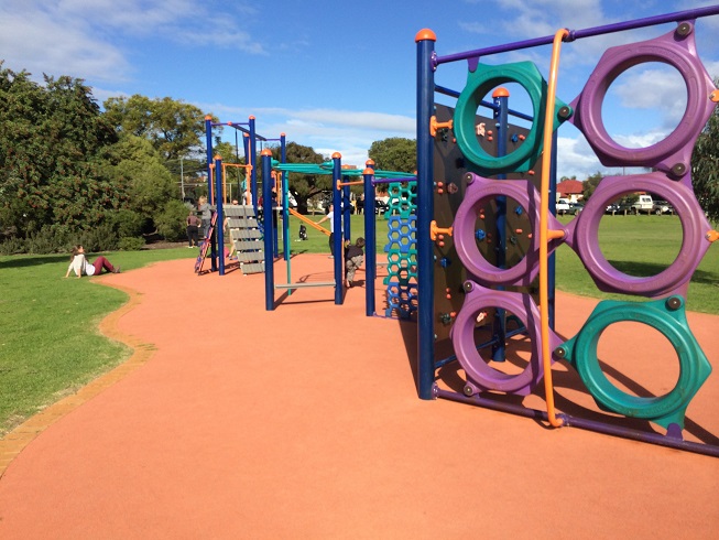 Kyilla Park North Perth like 4 playgrounds in 1!