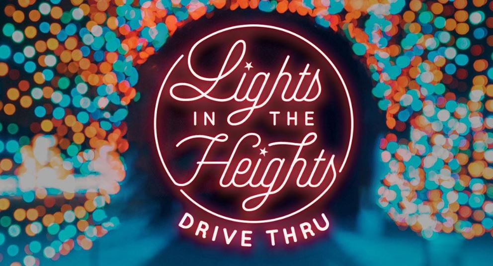 This year enjoy a drive through Christmas lights experience for Lights in the Heights2020