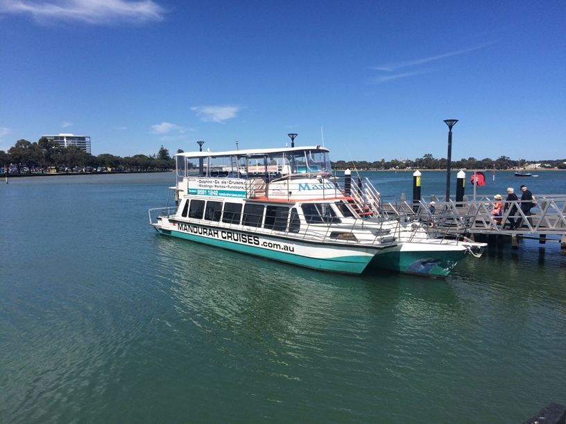 Discover the beautiful Mandurah by water and meet the local dolphins with Mandurah Cruises