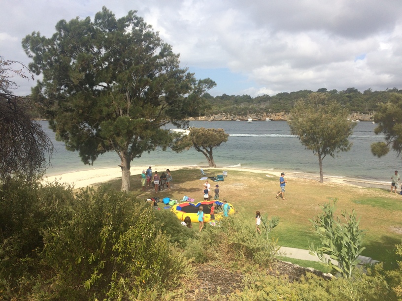 The perfect spot along the Swan River for a bbq, picnic and swim at Chidley Point Reserve Mosman Park