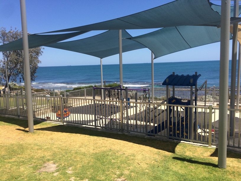 Play and swim at this amazing little hidden gem on our coast! Watermans Bay Playground