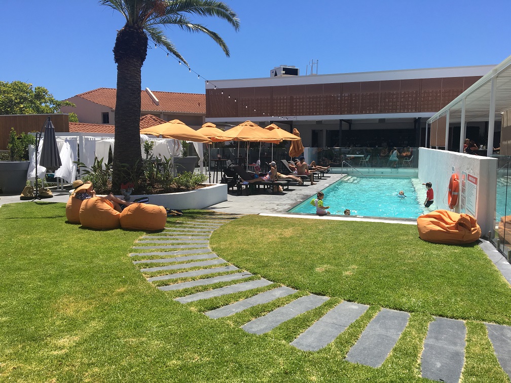 Get a family friendly Bali pool bar experience without leaving Perth at the Cabana Pool Bar & BBQ Mindarie Marina