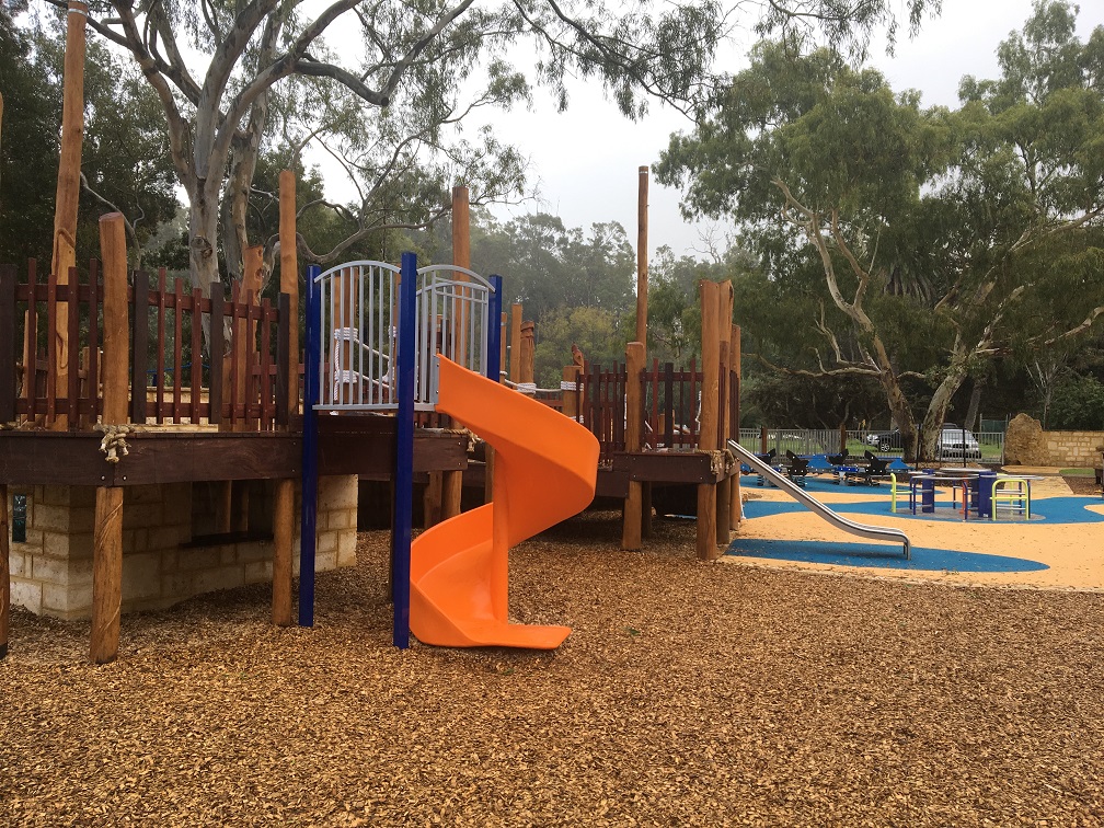 Something for everyone of all ages and all abilities at the amazing Jo Wheatley All Abilities Play Space on the beautiful Nedlands foreshore.