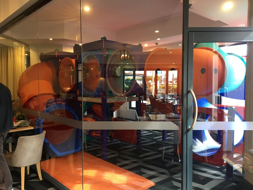 Enjoy coffee & cake or a meal with the family alongside the indoor playground at Belmont Tavern