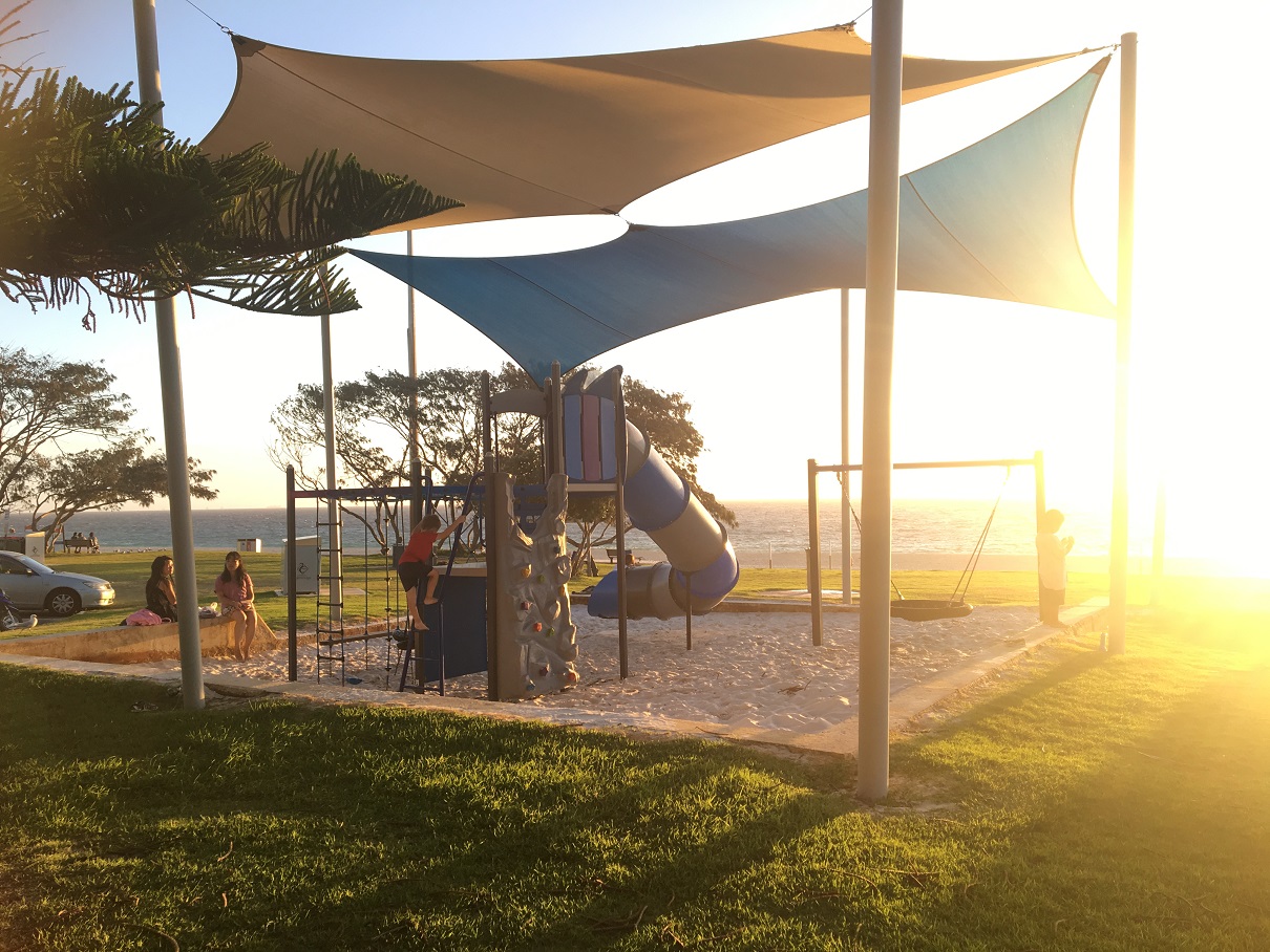 Play right on the stunning City Beach Foreshore with not one but two playgrounds