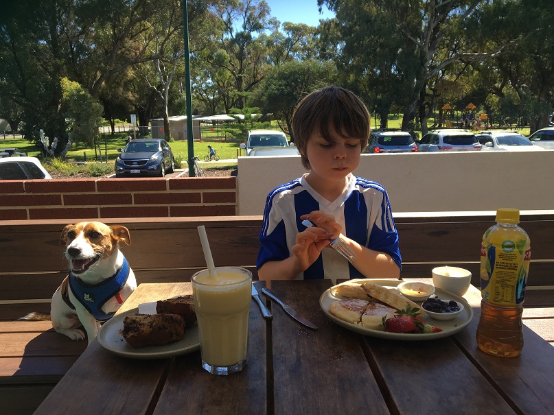 Dine at the Empire Village Dining Precinct and play across the road at Beecroft Park