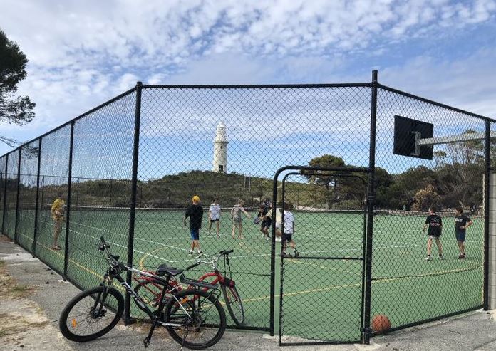 Play a Family Game of Basketball, Tennis or Football on Rottnest Island
