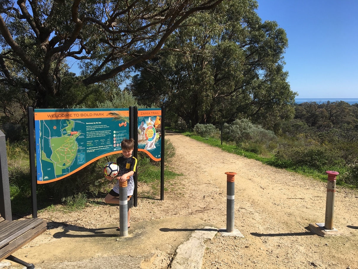 Zamia Trail Bold Park Sign Feature