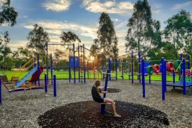 Jo Gapper Park - Playground, Dog Park, Hiking Track and Lookout Hillbank