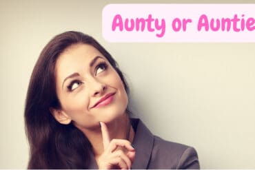 correct spelling for aunty