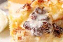 old fashioned bread and butter pudding