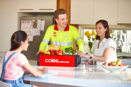 shopping online with coles